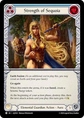 Strength of Sequoia (Blue) [AJV023] [Armory Deck: Jarl Vetreidi]