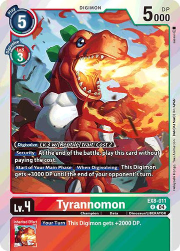 Tyrannomon [EX8-011-R] [Chain of Liberation] Foil