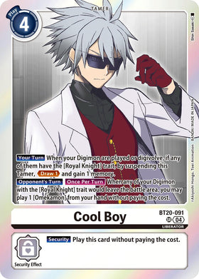 Cool Boy [BT20-091 SR] [Release Special Booster 2.5] Foil