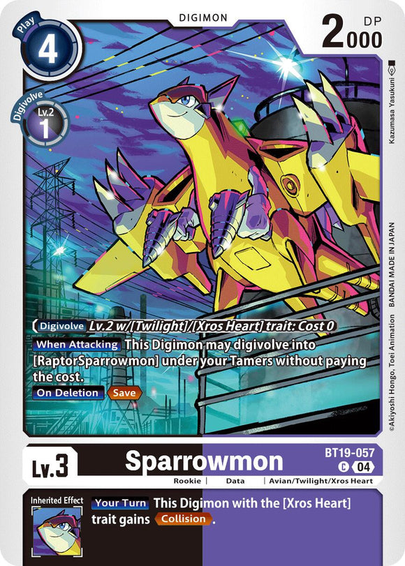 Sparrowmon [BT19-057 C] [Release Special Booster 2.5]
