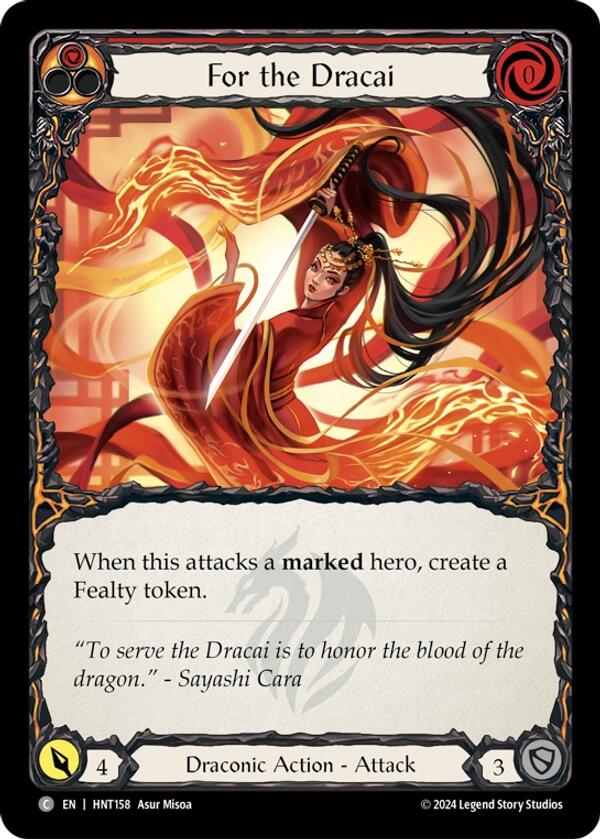 For the Dracai [HNT158] [The Hunted] Rainbow Foil