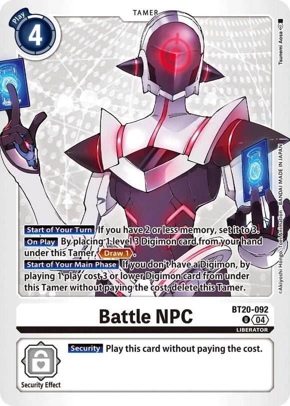 Battle NPC [BT20-092 U] [Release Special Booster 2.5]