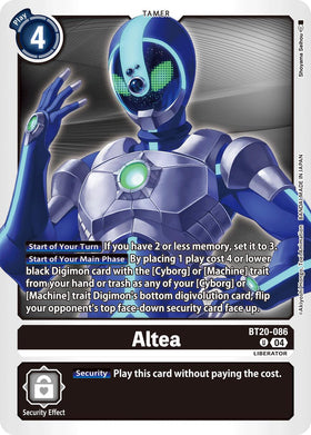 Altea [BT20-086 U] [Release Special Booster 2.5]