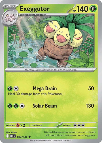 Exeggutor [002/131] [Prismatic Evolutions] Reverse Holofoil