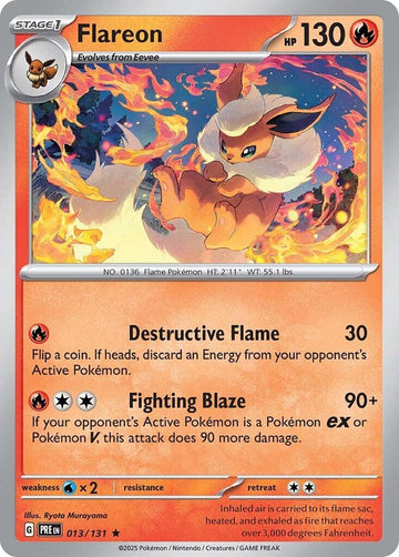 Flareon [013/131] [Prismatic Evolutions] Reverse Holofoil