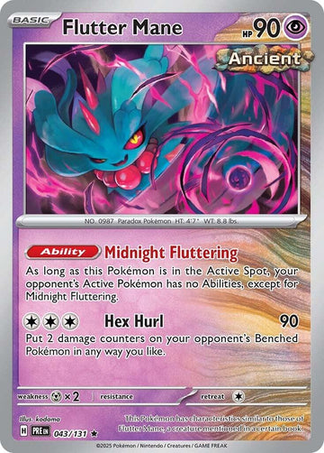 Flutter Mane [043/131] [Prismatic Evolutions] Reverse Holofoil