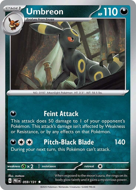 Umbreon [059/131] [Prismatic Evolutions] Reverse Holofoil
