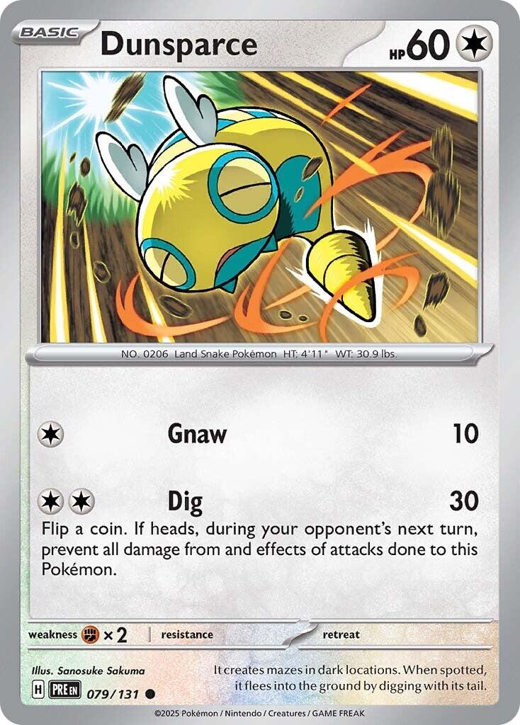 Dunsparce [079/131] [Prismatic Evolutions] Reverse Holofoil