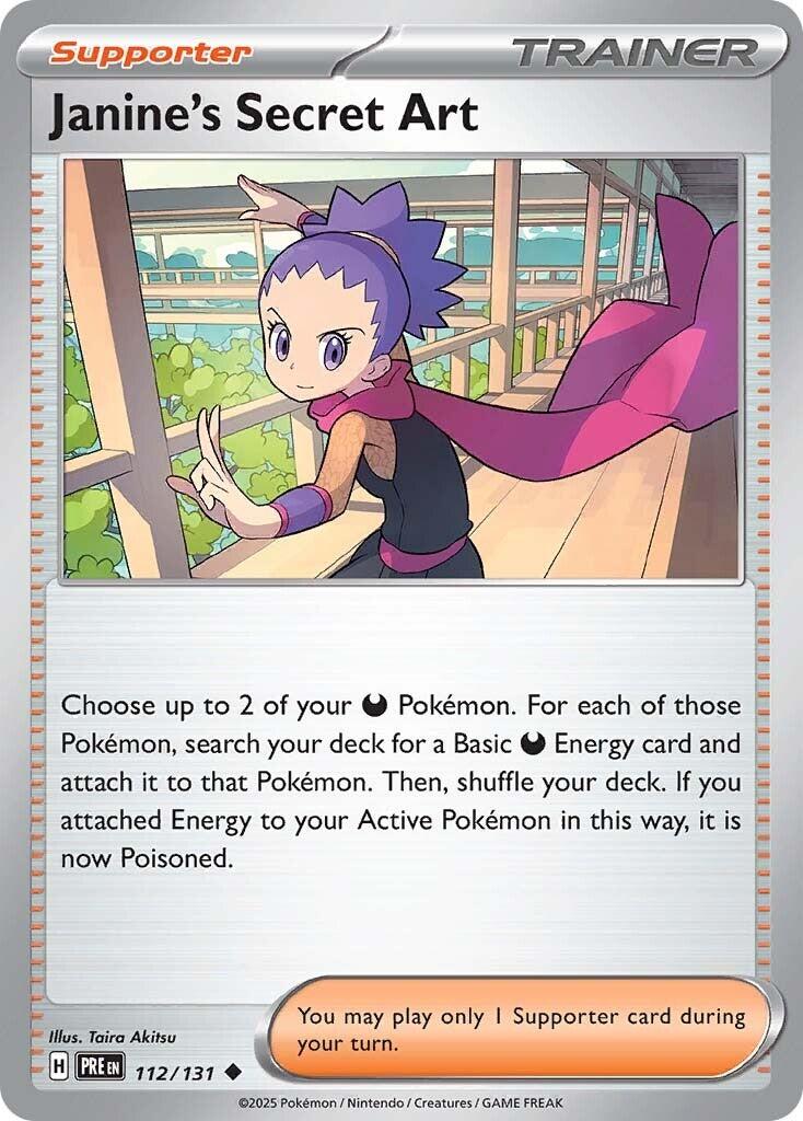 Janine's Secret Art - 112/131 [112/131] [Prismatic Evolutions] Reverse Holofoil