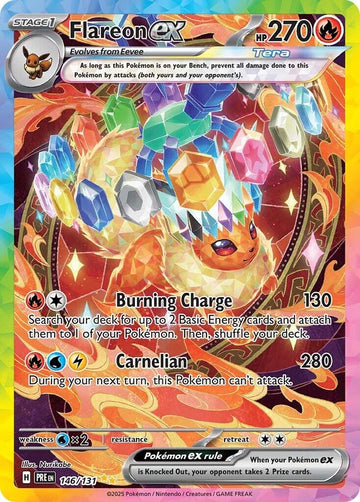 Flareon ex [146/131] - (Prismatic Evolutions) Holofoil