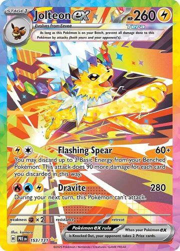 Jolteon ex [153/131] - (Prismatic Evolutions) Holofoil