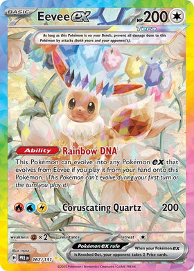 Eevee ex [167/131] - (Prismatic Evolutions) Holofoil