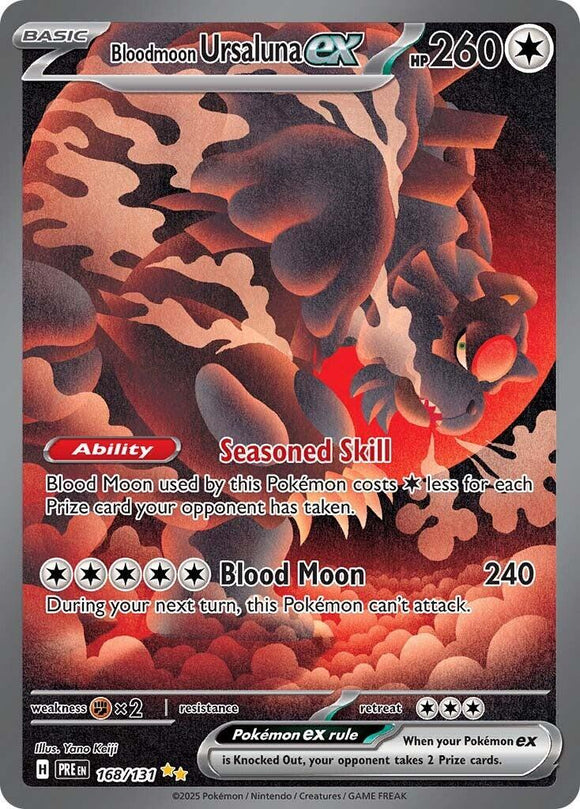 Bloodmoon Ursaluna ex [168/131] - (Prismatic Evolutions) Holofoil
