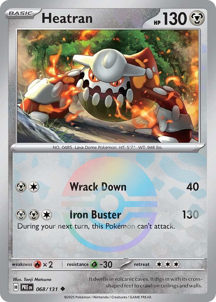 Heatran (Poke Ball Pattern) [068/131] - (Prismatic Evolutions) Holofoil