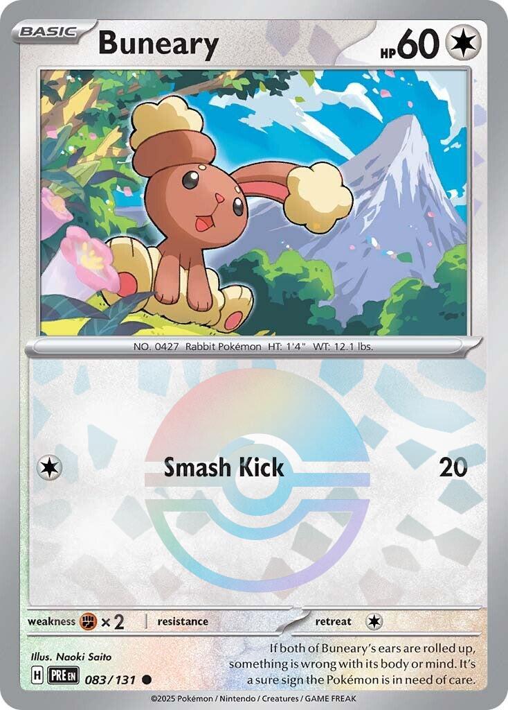 Buneary (Poke Ball Pattern) [083/131] - (Prismatic Evolutions) Holofoil