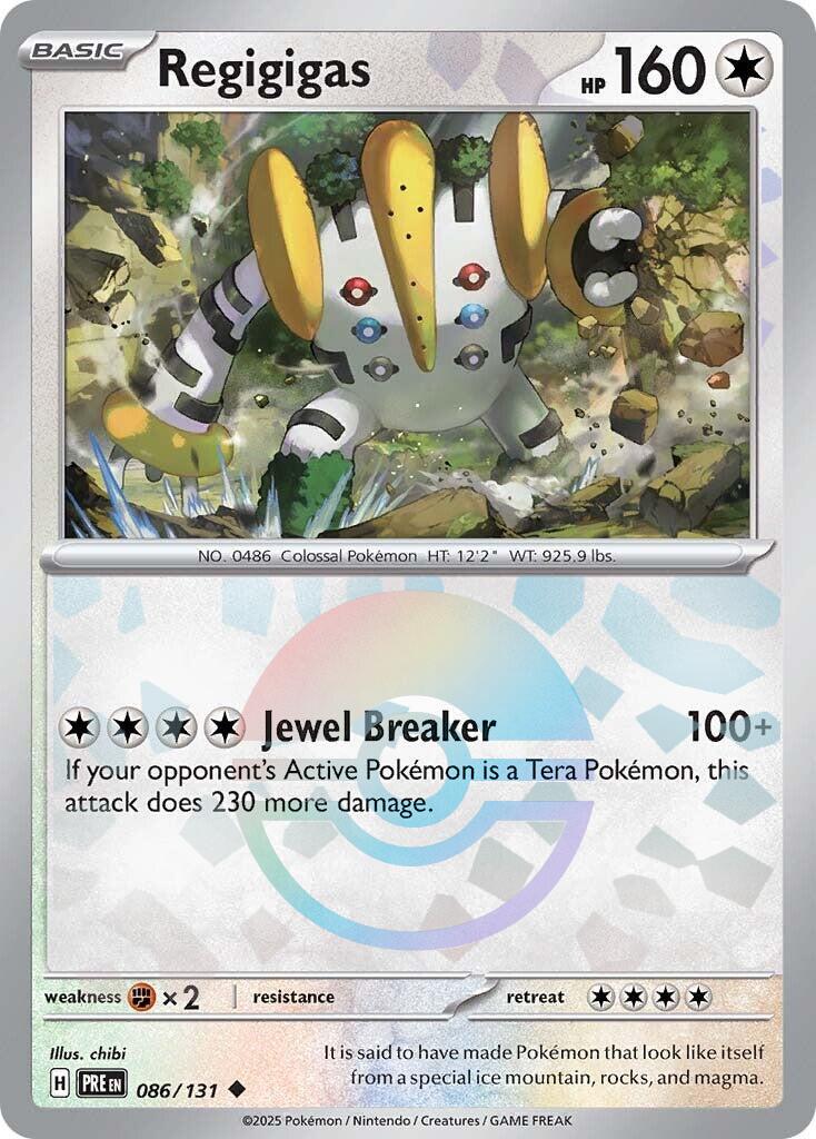 Regigigas (Poke Ball Pattern) [086/131] - (Prismatic Evolutions) Holofoil