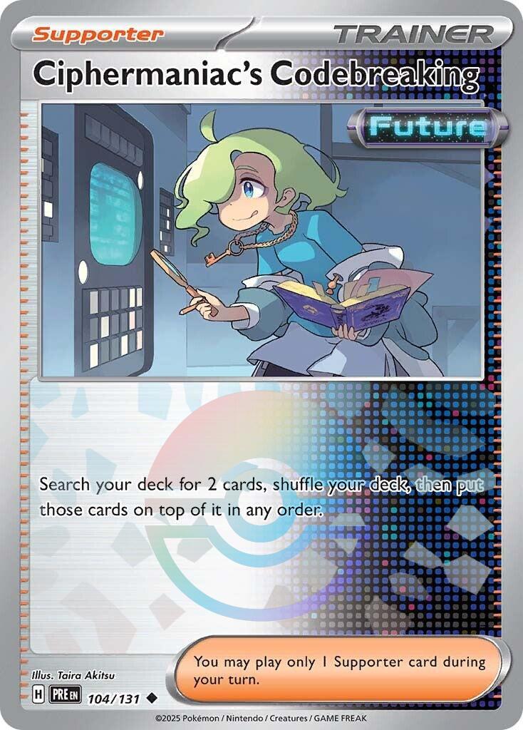 Ciphermaniac's Codebreaking (Poke Ball Pattern) [104/131] - (Prismatic Evolutions) Holofoil