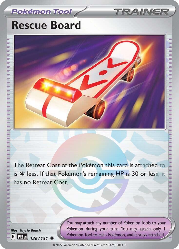 Rescue Board (Poke Ball Pattern) [126/131] [Prismatic Evolutions] Holofoil