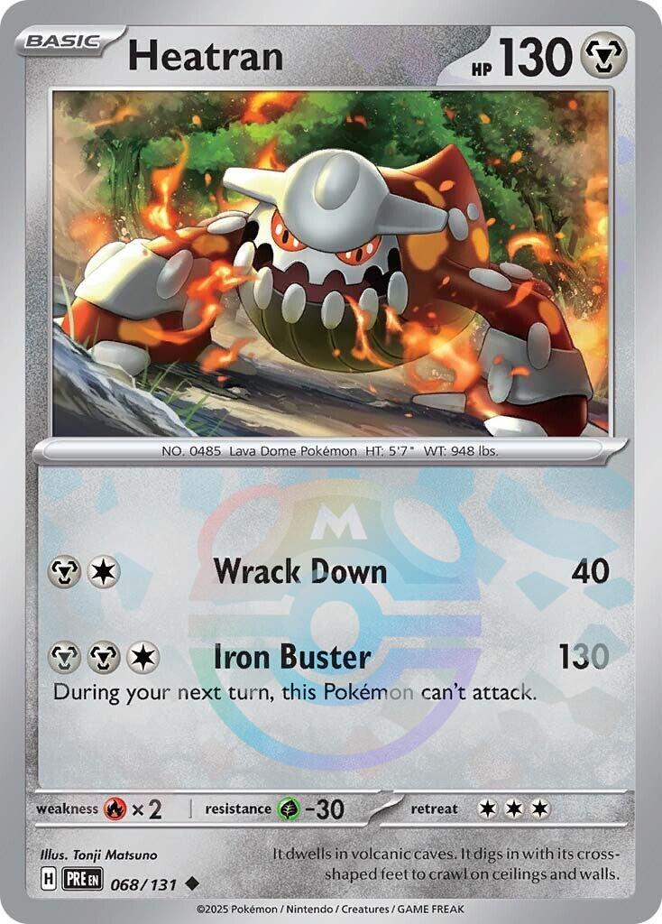 Heatran (Master Ball Pattern) [068/131] - (Prismatic Evolutions) Holofoil