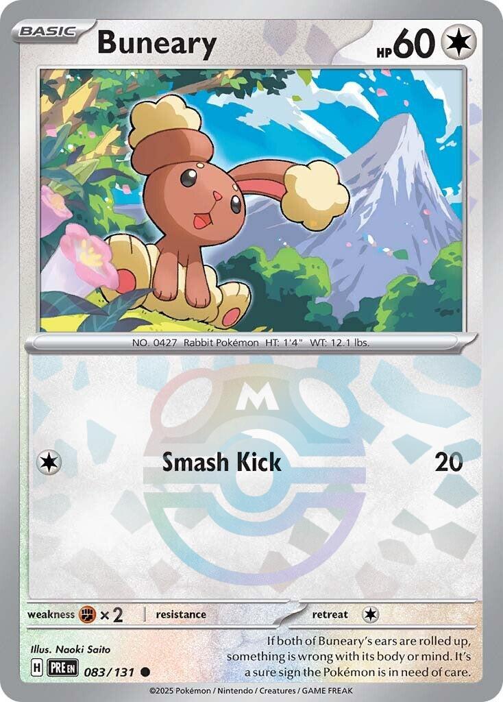 Buneary (Master Ball Pattern) [083/131] - (Prismatic Evolutions) Holofoil