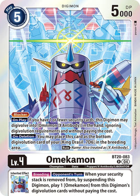 Omekamon [BT20-083 R] [Release Special Booster 2.5] Foil