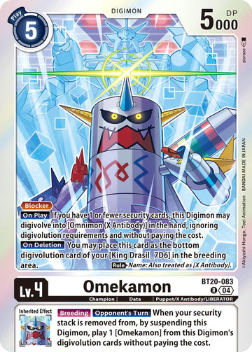 Omekamon [BT20-083 R] [Release Special Booster 2.5] Foil
