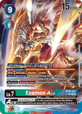 Examon ACE (Alternate Art) [BT20-045 SR] [Release Special Booster 2.5] Foil
