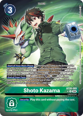 Shoto Kazama (Alternate Art) [BT20-085 R] [Release Special Booster 2.5] Foil