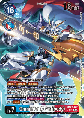 Omnimon (X Antibody) (Alternate Art) [BT20-102 SEC] [Release Special Booster 2.5] Foil