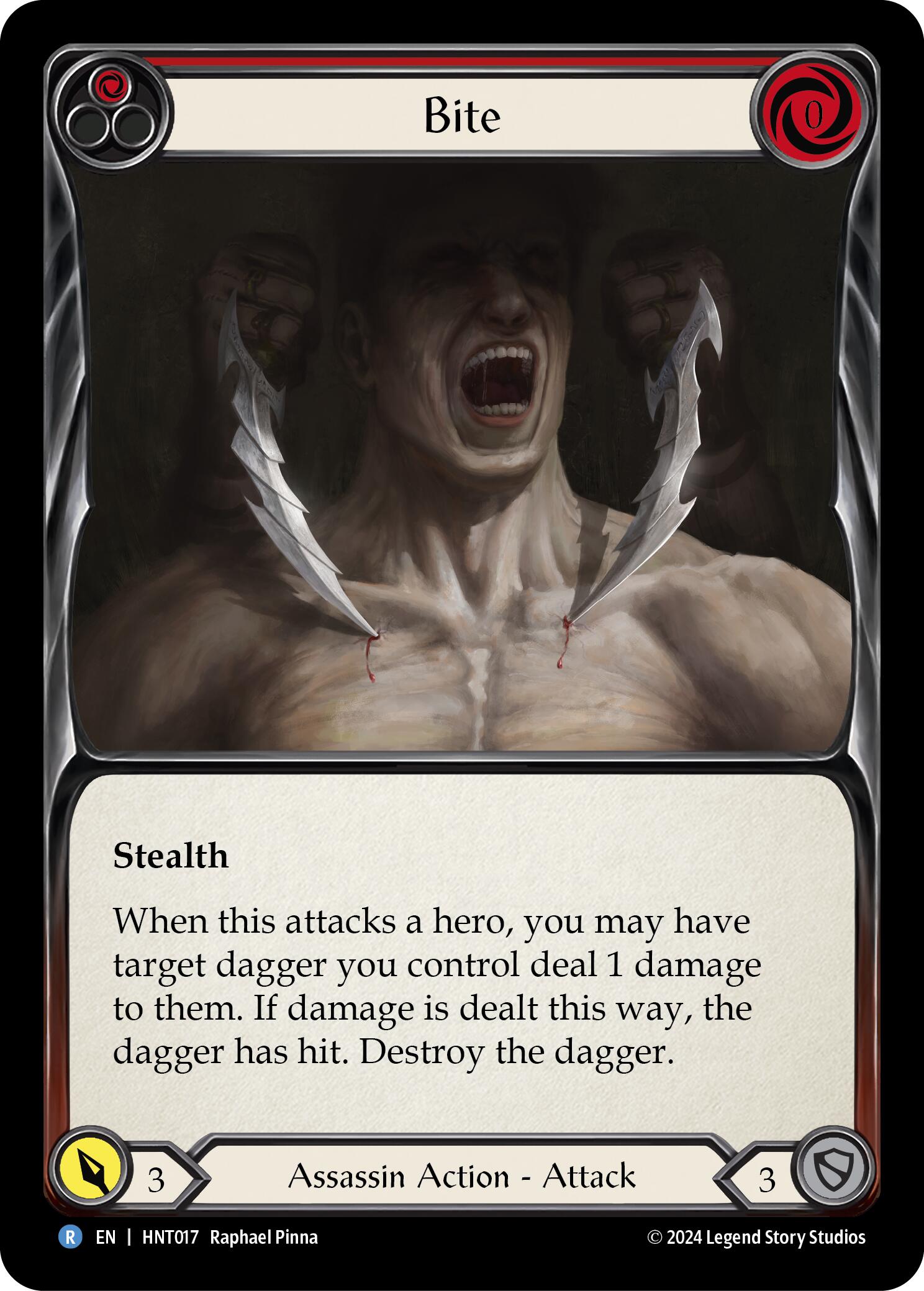 Bite (Red) [HNT017] [The Hunted] Rainbow Foil
