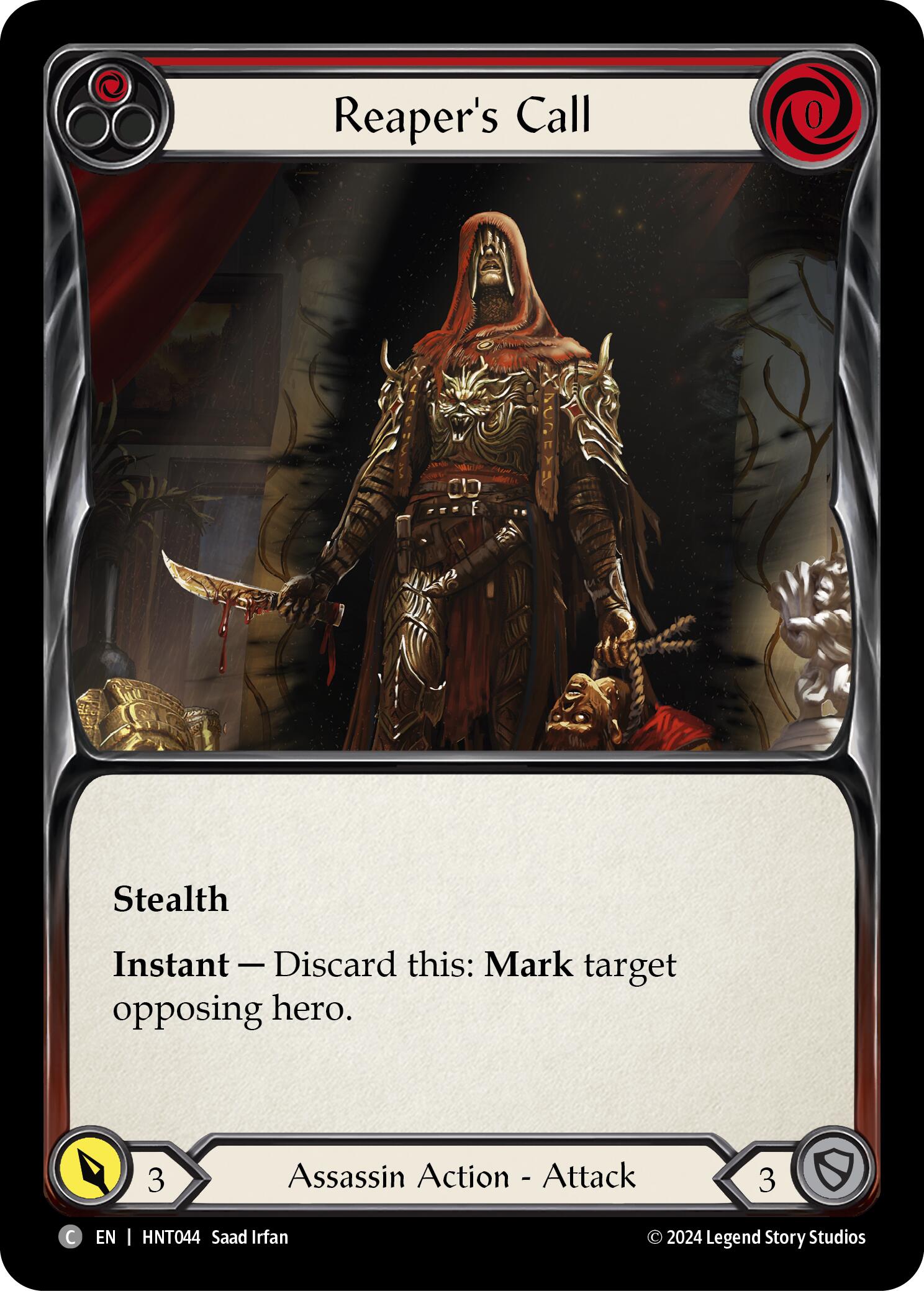 Reaper's Call (Red) [HNT044] [The Hunted] Rainbow Foil