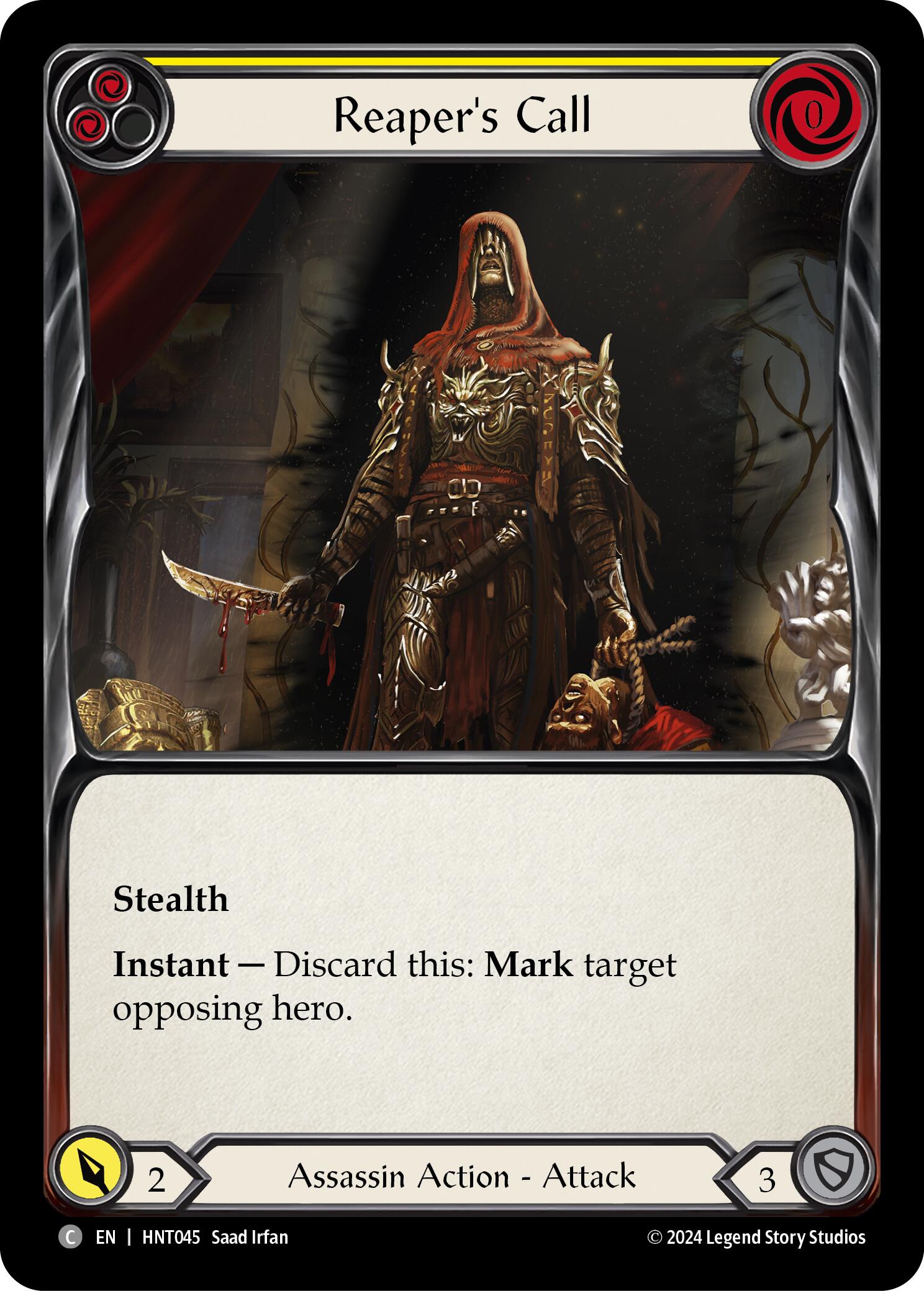 Reaper's Call (Yellow) [HNT045] [The Hunted]