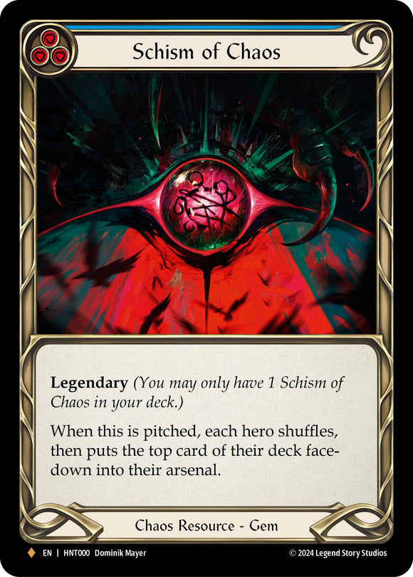 Schism of Chaos [HNT000] (The Hunted) Rainbow Foil