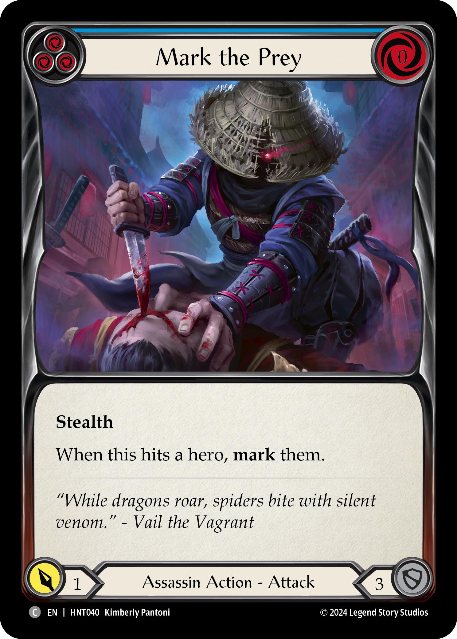 Mark the Prey (Blue) [HNT040] [The Hunted]