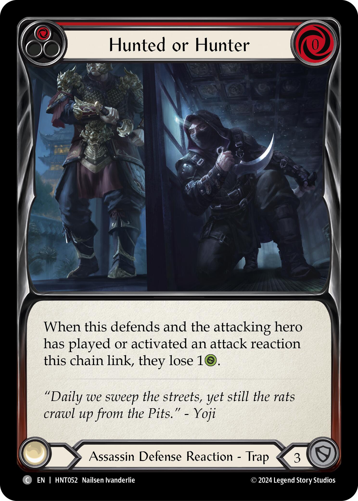 Hunted or Hunter (Red) [HNT052] [The Hunted]