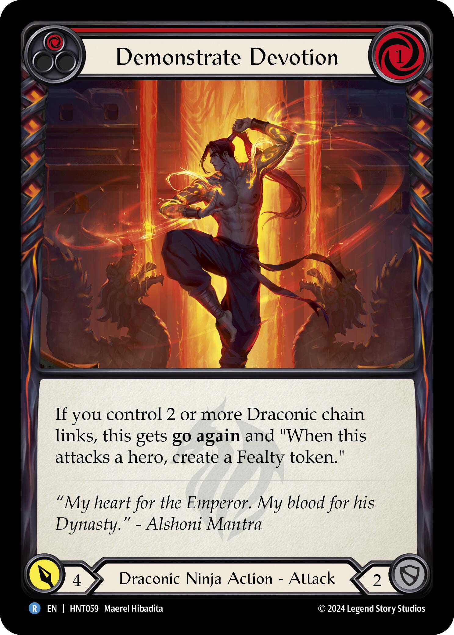 Demonstrate Devotion (Red) [HNT059] [The Hunted]