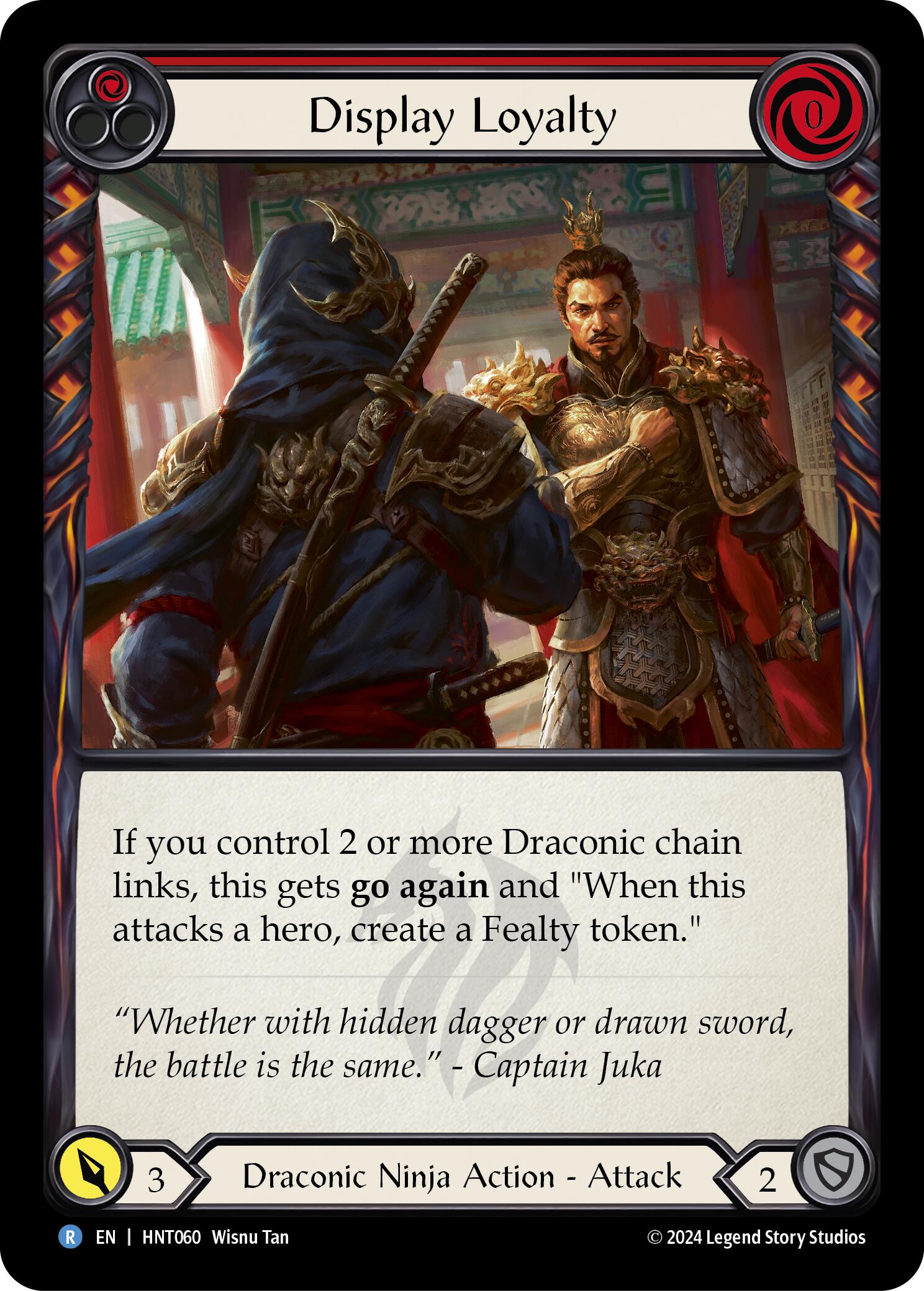 Display Loyalty (Red) [HNT060] [The Hunted] Rainbow Foil