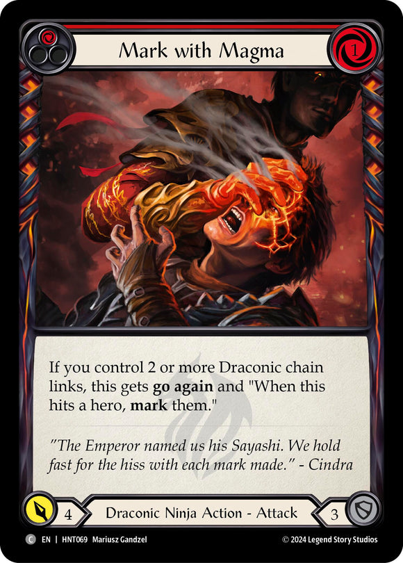 Mark with Magma (Red) [HNT069] [The Hunted]
