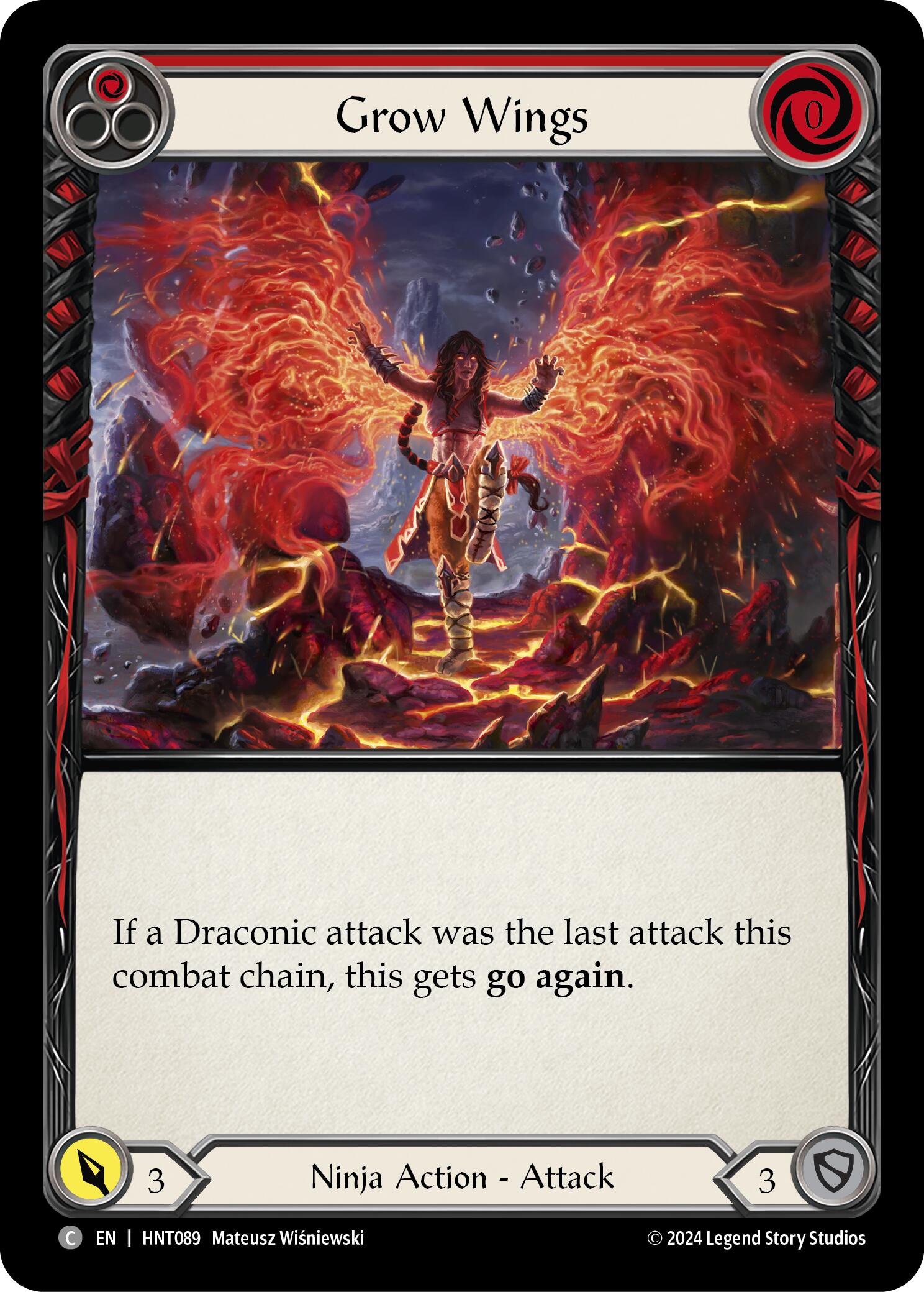 Grow Wings (Red) [HNT089] [The Hunted]