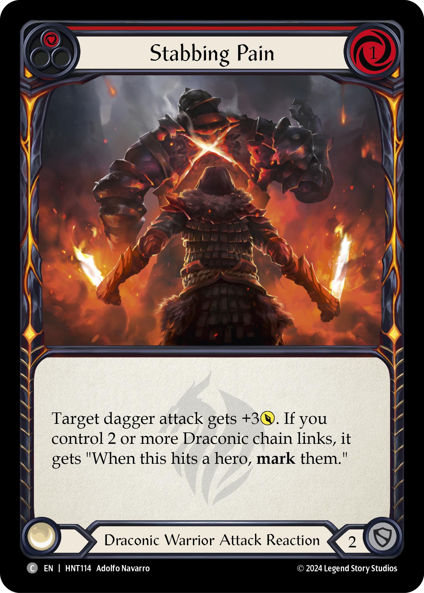 Stabbing Pain (Red) [HNT114] [The Hunted]