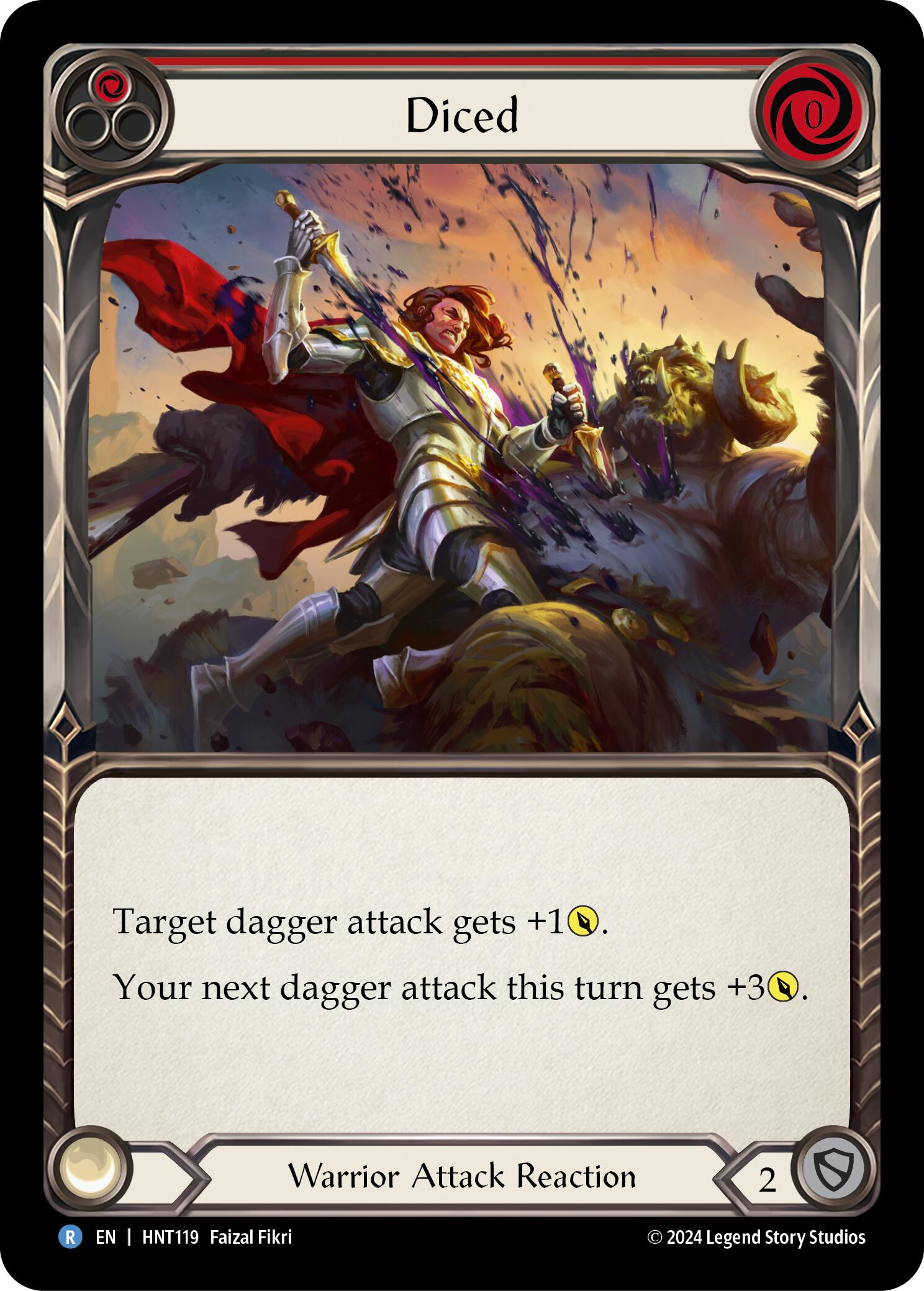 Diced (Red) [HNT119] [The Hunted]