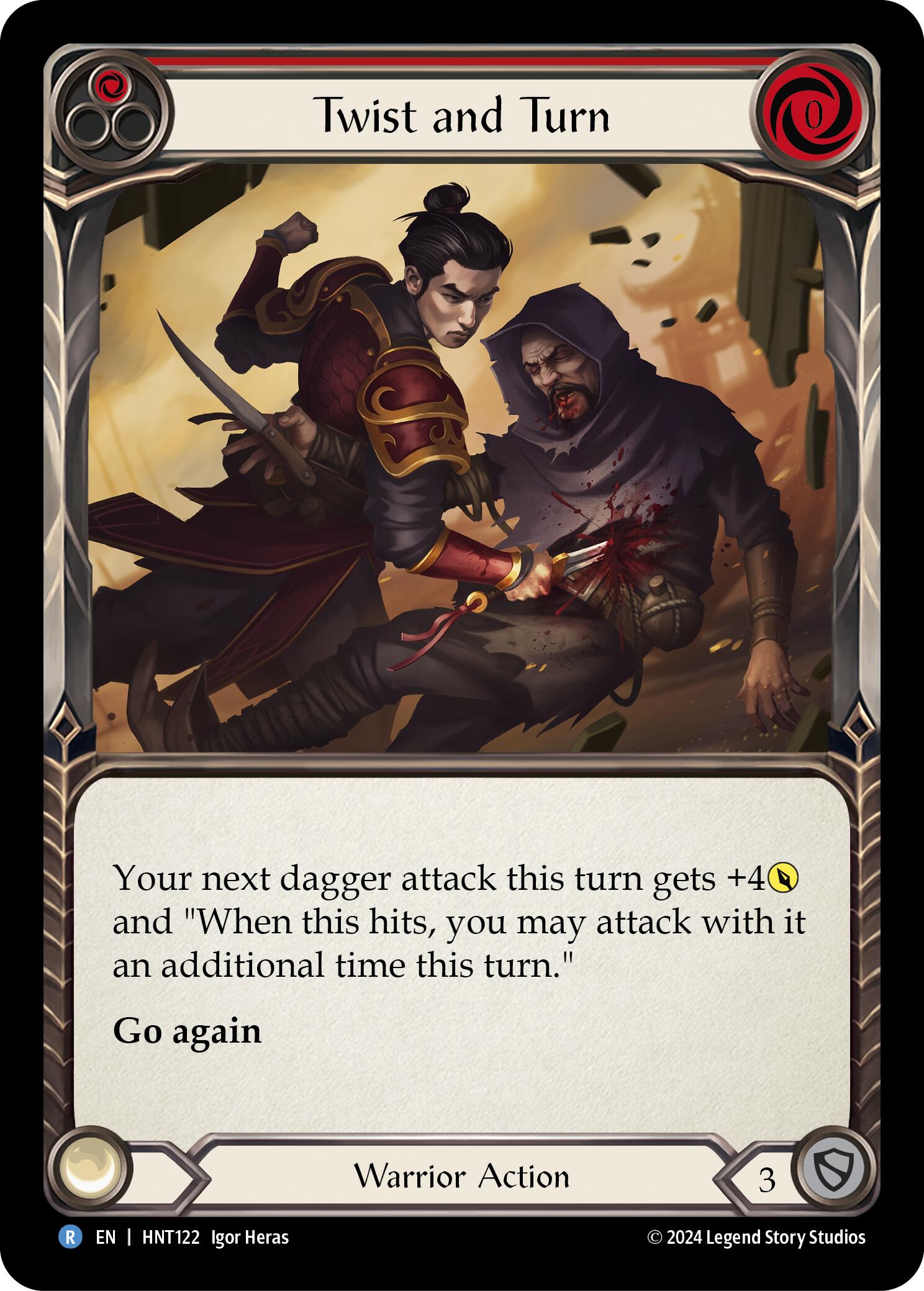 Twist and Turn (Red) [HNT122] [The Hunted] Rainbow Foil