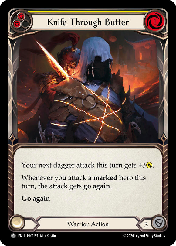 Knife through Butter (Yellow) [HNT135] [The Hunted] Rainbow Foil