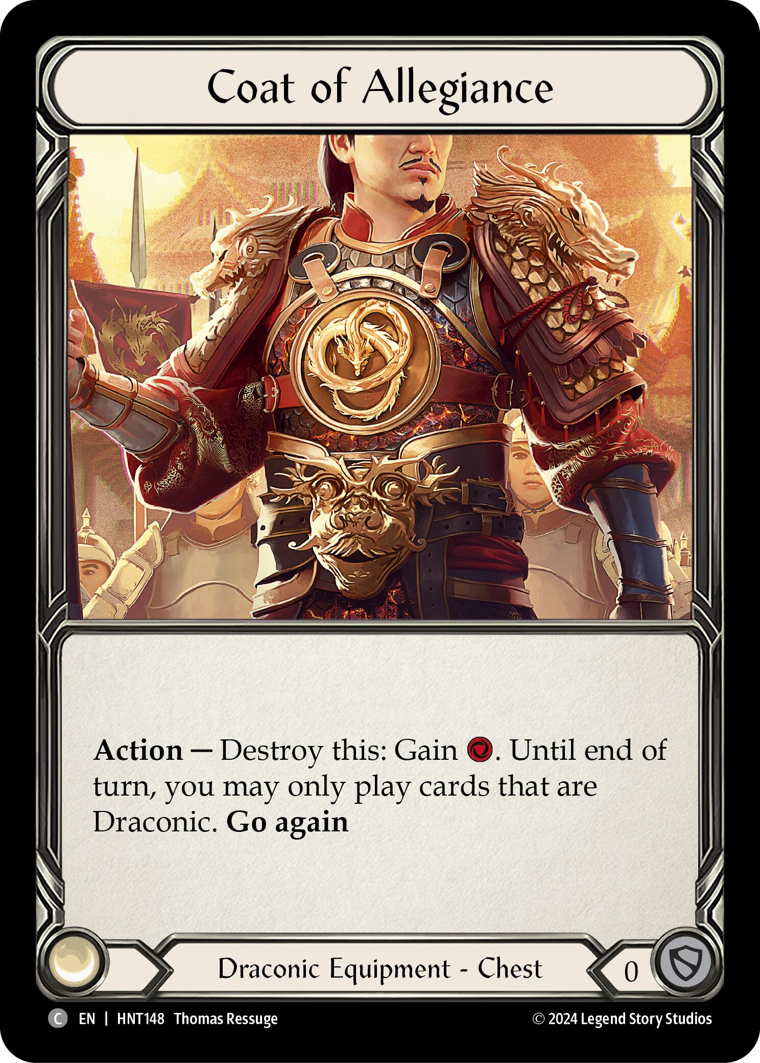 Coat of Allegiance [HNT148] [The Hunted] Cold Foil