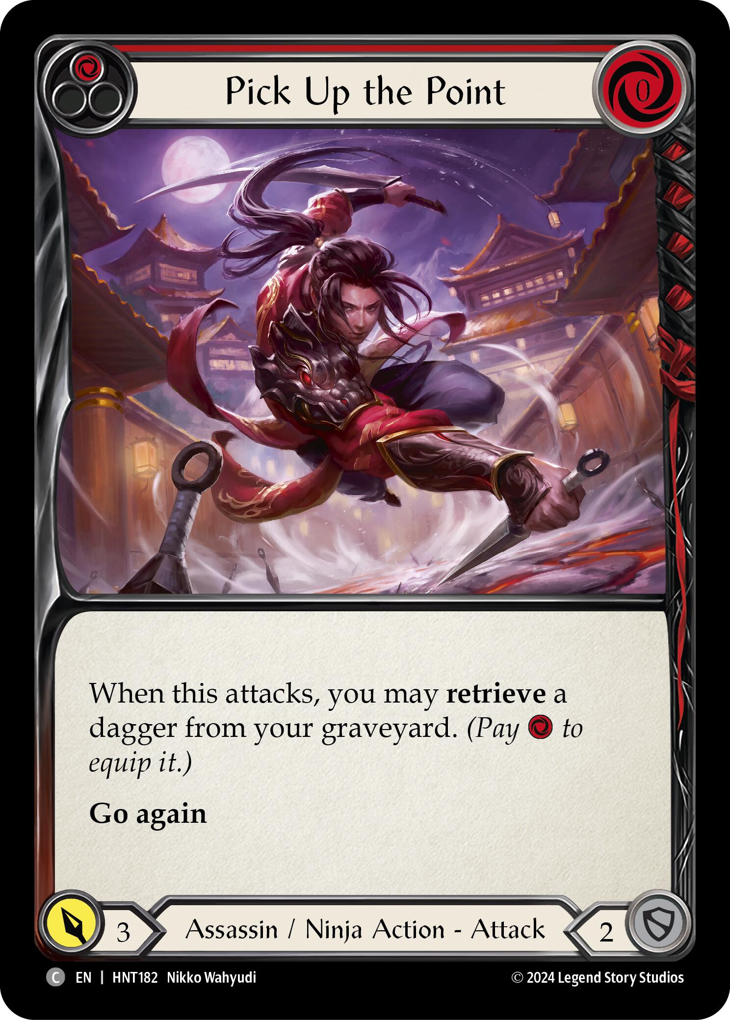 Pick Up the Point (Red) [HNT182] [The Hunted] Rainbow Foil