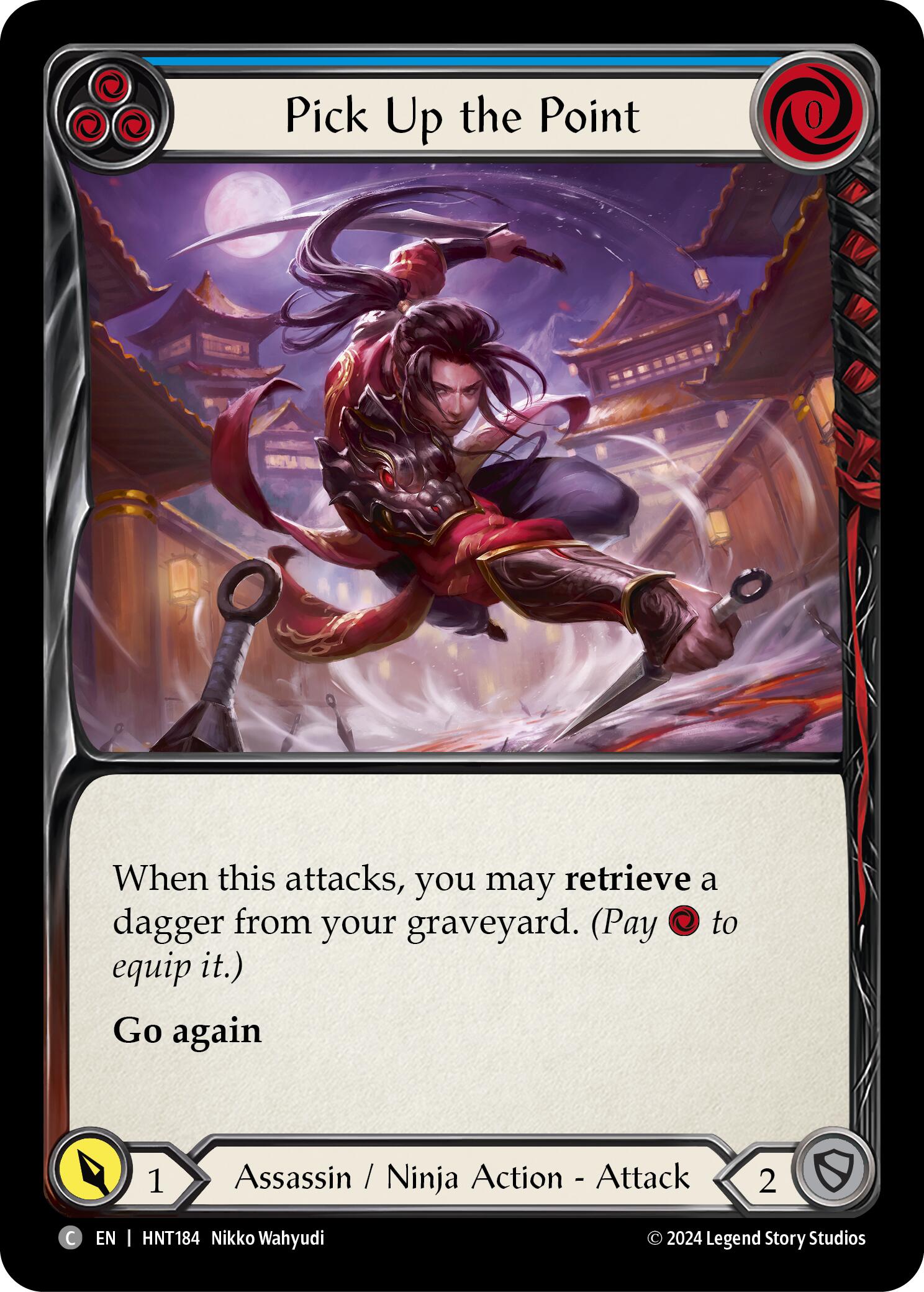 Pick Up the Point (Blue) [HNT184] [The Hunted] Rainbow Foil
