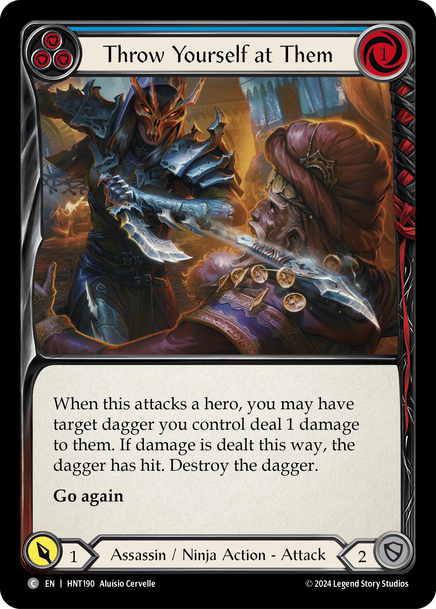 Throw Yourself at Them (Blue) [HNT190] [The Hunted]