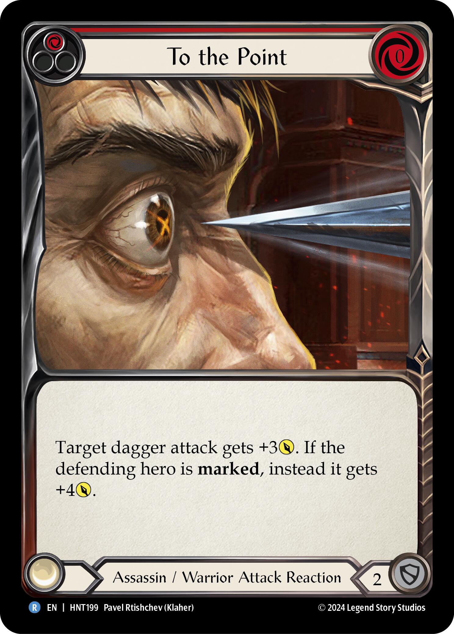 To the Point (Red) [] [The Hunted] Rainbow Foil