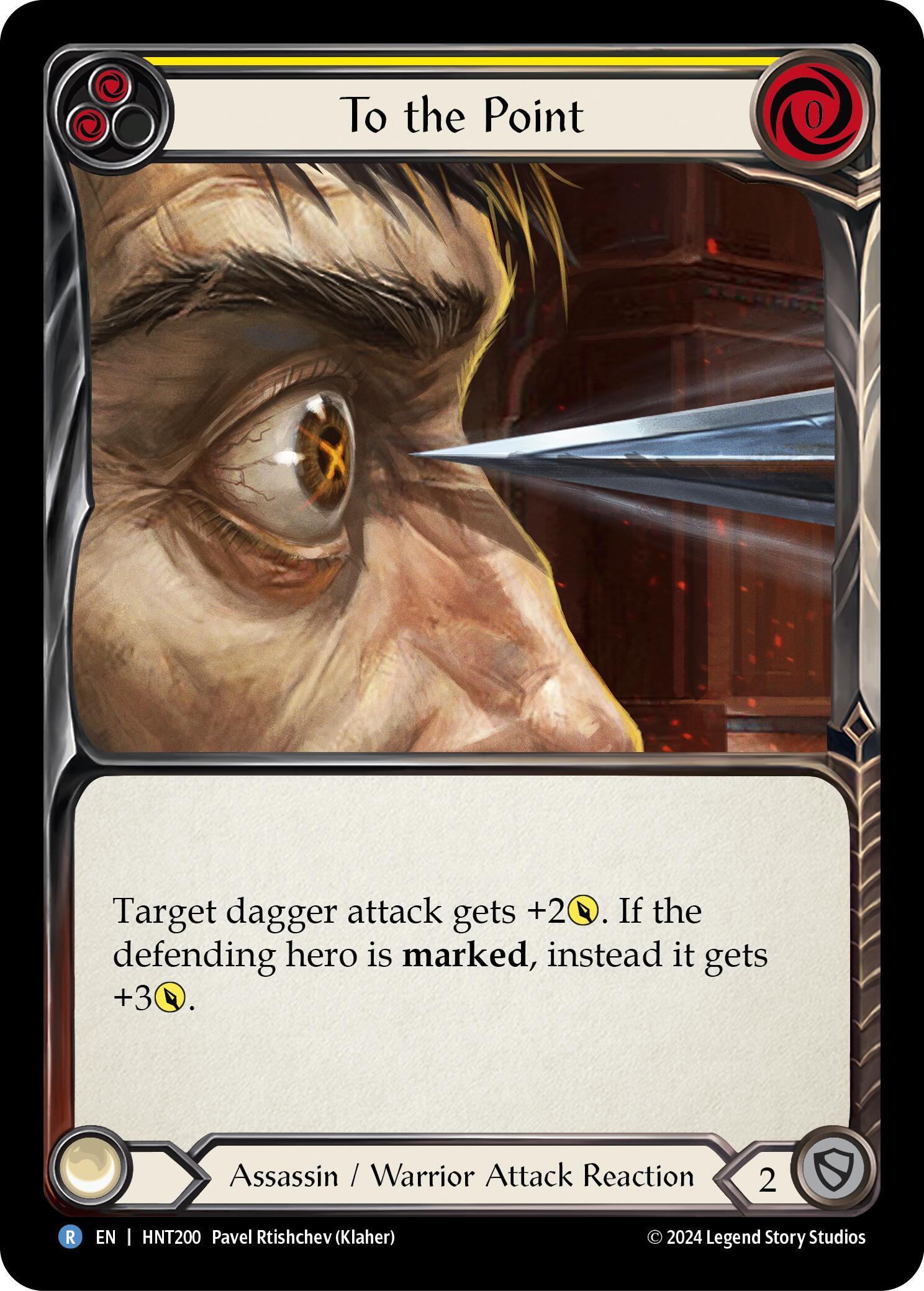 To the Point (Yellow) [HNT200] [The Hunted] Rainbow Foil
