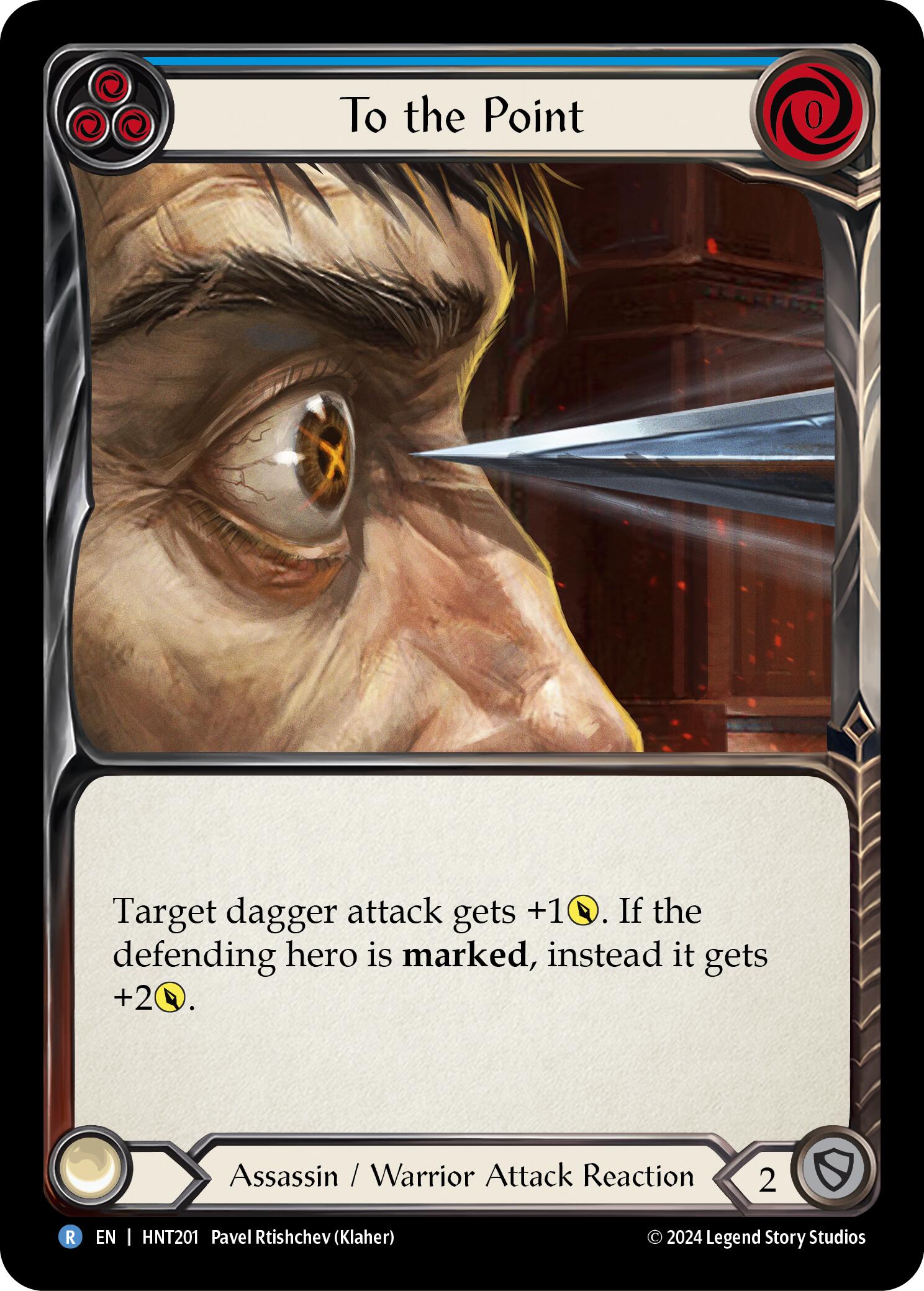 To the Point (Blue) [HNT201] [The Hunted] Rainbow Foil